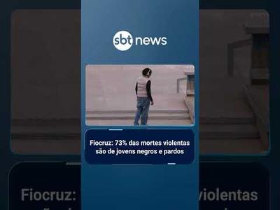 Jovens negros e pardos representam 73% das mortes violentas e por acidentes no Brasil | #SBTBrasil