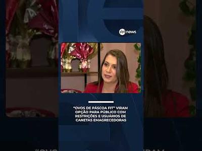 “Ovos de Páscoa Fit” viram opção para público com restrições e usuários de canetas | #SBTBrasil