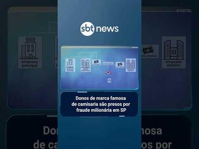 Donos da Camisaria Colombo são presos por fraude de R$ 21 milhões em São Paulo | #SBTBrasil