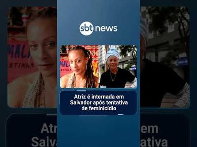 Atriz é internada em Salvador após tentativa de feminicídio; suspeito é preso | #SBTManhã