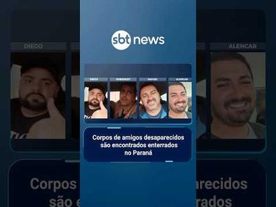 Corpos de quatro amigos desaparecidos são encontrados enterrados no interior do Paraná | #SBTManhã