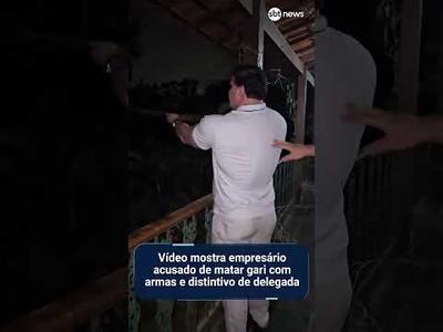Vídeos mostram fascínio por armas de empresário indiciado por morte de gari em Minas Gerais