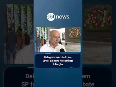 Quem era o delegado executado em SP? Ruy Ferraz foi pioneiro no combate à facção | #SBTManhã