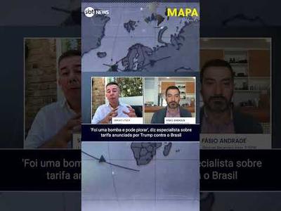 "Foi uma bomba e pode piorar", diz especialista sobre tarifa anunciada por Trump