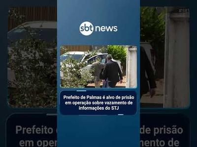 Prefeito de Palmas é alvo de prisão em operação sobre vazamento de informações do STJ | #SBTBrasil