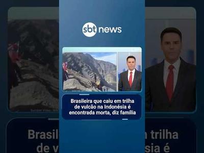 Brasileira que caiu em trilha de vulcão na Indonésia é encontrada morta, diz família | #AloVoce