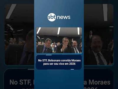 No STF, Bolsonaro convida Moraes para ser seu vice em 2026