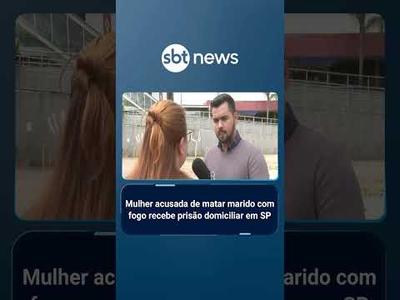 Mulher acusada de matar marido com fogo recebe prisão domiciliar em SP | #AloVoce