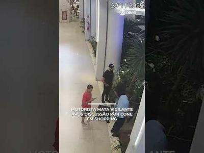 Motorista mata vigilante após discussão por cone em shopping de Palmas (TO)