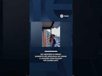 MC Mestrão é preso suspeito de apologia ao crime e ligação com facção em Cuiabá (MT) | #SBTBrasil