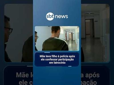Mãe leva filho à polícia após ele confessar participação em latrocínio | #SBTManhã