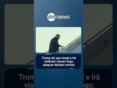 Trump diz que Israel e Irã violaram cessar-fogo; ataques deixam mortos | #PrimeiroImpacto