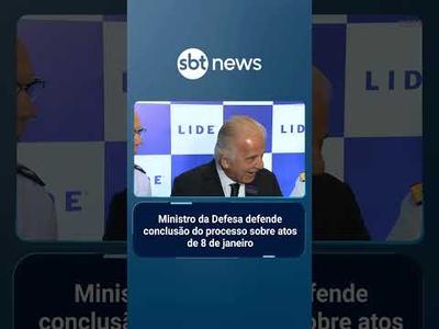 Ministro da Defesa defende conclusão do processo sobre atos de 8 de janeiro