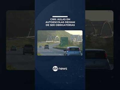 CNH: Aulas em autoescolas deixam de ser obrigatórias | #SBTBrasil