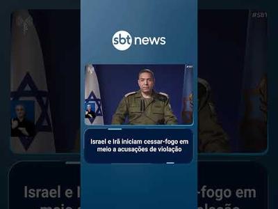 Irã e Israel declaram fim de guerra após anúncio de cessar-fogo por Trump | #SBTBrasil