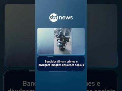 Bandidos desafiam autoridades através de lives mostrando os próprios crimes 