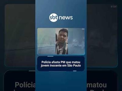 PM confunde assaltante e mata jovem que saía do trabalho na zona sul de SP | #SBTBrasil
