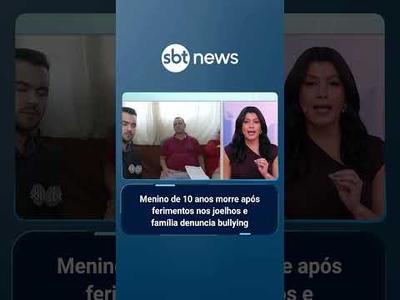 Menino de 10 anos morre após ferimentos nos joelhos e família denuncia bullying | #AloVoce