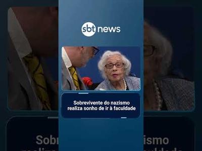 Sobrevivente do nazismo realiza sonho de ir à faculdade
