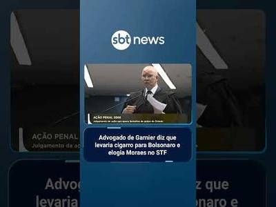 Advogado de Garnier diz que levaria cigarro para Bolsonaro e elogia Moraes no STF