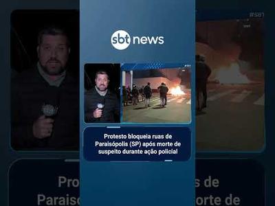 Protesto em Paraisópolis bloqueia ruas após suspeito morrer em ação policial 