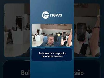 Bolsonaro deixa prisão domiciliar e faz exames após crises de soluço | #SBTNotícias