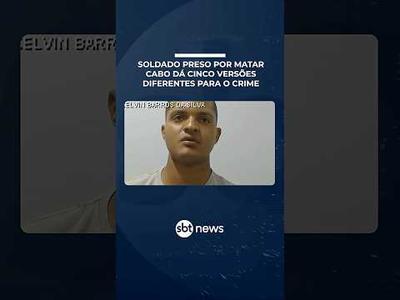 “Assédio” e “surto”: as versões do soldado que matou cabo em quartel no DF | #SBTNotícias