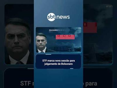STF agenda nova sessão para julgamento de Bolsonaro e outros réus | #SBTBrasil