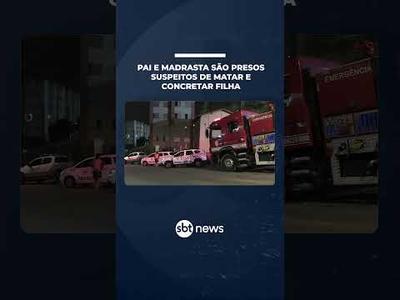 Pai é preso suspeito de matar e enterrar a própria filha dentro de casa na Grande SP | #SBTNotícias