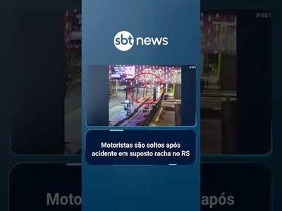 Motoristas de Porsche e picape são presos após suposto racha em Porto Alegre | #SBTBrasil