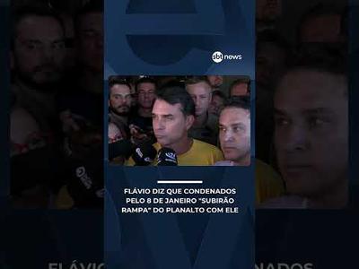 Flávio diz que, se for eleito, condenados do 8 de Janeiro "subirão rampa" com ele | #NewsSábado
