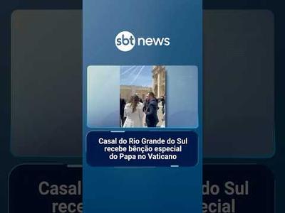 Casal do Rio Grande do Sul recebe bênção especial do Papa no Vaticano