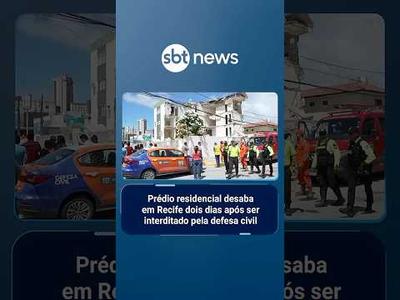 Prédio desabou dois dias após ser interditado na Grande Recife