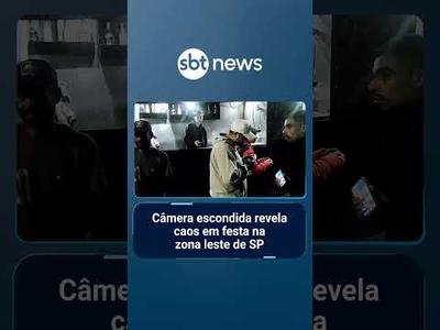 Câmera escondida revela caos em festa na zona leste de SP | #PrimeiroImpacto