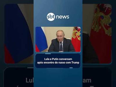 Lula recebe ligação de Putin; presidente russo diz que reunião com Trump foi positiva | #SBTBrasil