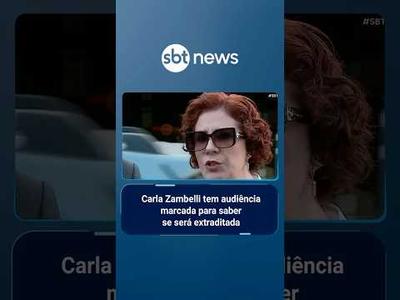 Justiça italiana marca audiência para avaliar prisão da deputada Carla Zambelli | #SBTBrasil
