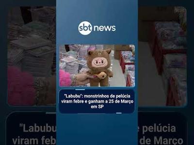 Bonecos Labubu se tornam febre mundial e ganham versões brasileiras | #SBTBrasil