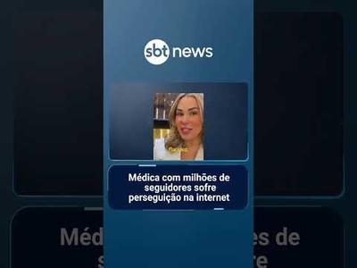 Médica com milhões de seguidores sofre perseguição na internet | #SBTManhã