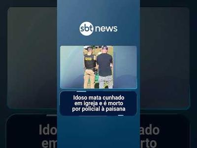 Idoso mata cunhado em igreja e é morto por policial à paisana