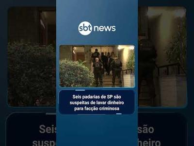 PF investiga lavagem de dinheiro de facção em padarias de São Paulo | #SBTBrasil