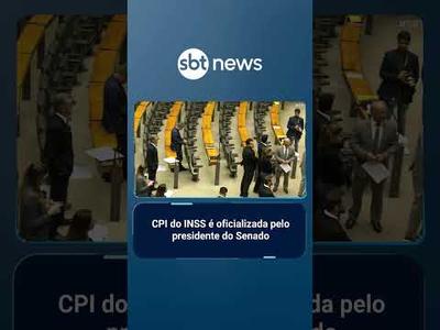 Senado oficializa CPI mista para investigar descontos ilegais no INSS | #SBTBrasil