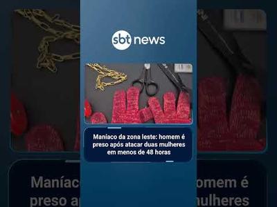 Homem é preso após tentar estuprar e esfaquear mulher em parque de SP | #SBTNoticias