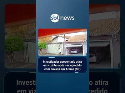 Briga entre vizinhos termina com agressão com enxada e tiros de investigador | #AloVoce