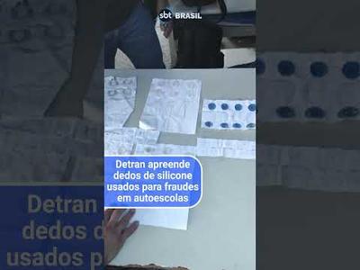 Detran apreende mais de 100 dedos de silicone usados por autoescolas | SBT Brasil (21/06/24)