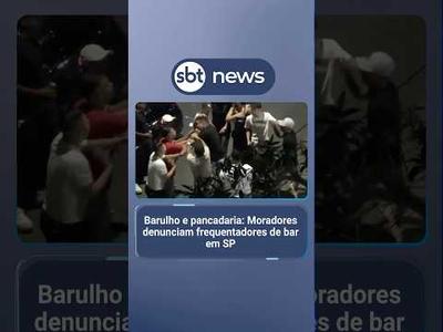 Barulho e pancadaria: Moradores denunciam frequentadores de bar em SP