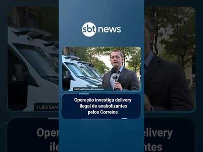 Polícia faz operação contra venda ilegal de anabolizantes com entrega via Correios | #SBTBrasil