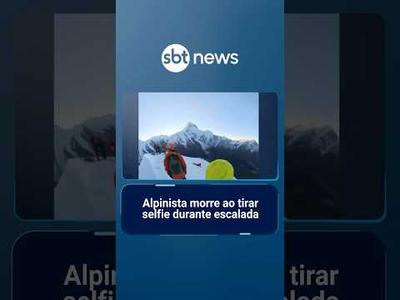 Alpinista morre ao tirar selfie durante escalada em área interditada na China | #SBTManhã
