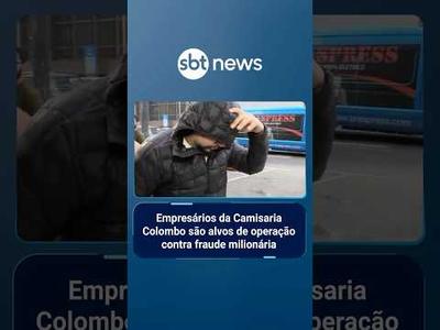 Empresários da Camisaria Colombo são alvos de operação contra fraude milionária | #SBTManhã
