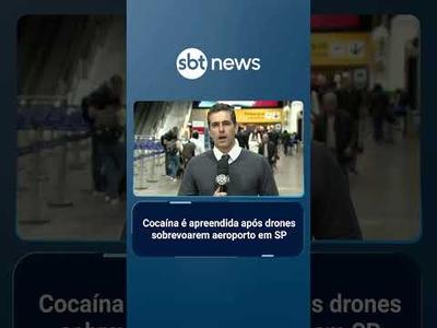 Drones de traficantes interrompem voos no Aeroporto de Guarulhos (SP) | #SBTBrasil