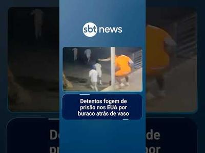 Detentos fogem de prisão nos EUA por buraco atrás de vaso sanitário